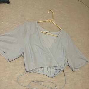 Linen Blend Abercrombie blouse